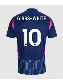 Nottingham Forest Morgan Gibbs-White #10 Replika Borta Kläder 2024-25 Kortärmad